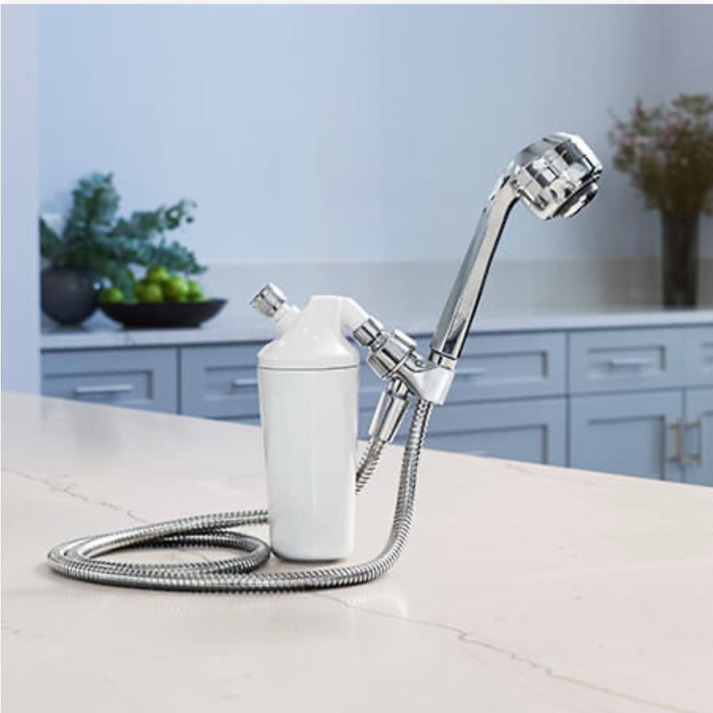Aquasana NIB Premium Silver Handheld showerhead filter included